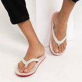 Men’s Flip Flops Sneaker Sole - Red Sole/Sea Salt