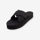 Women’s Platform Cross Black