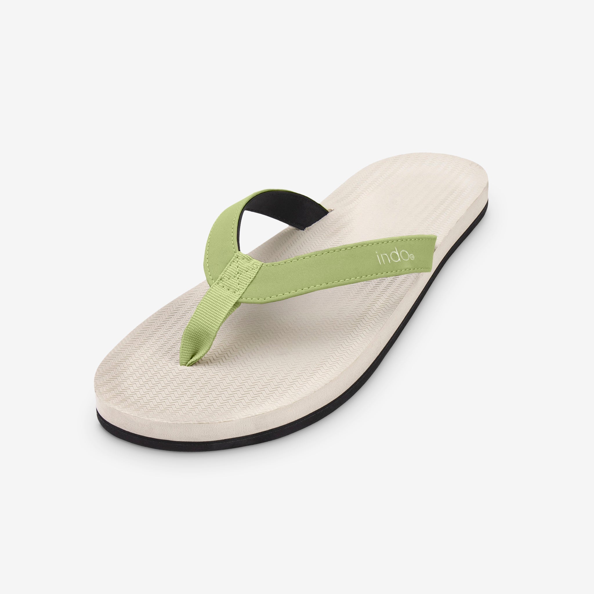 Men's Flip Flops Sea Salt Olive Indosole Singapore