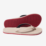 Men’s Flip Flops Sneaker Sole - Red Sole/Sea Salt (7842912633067)