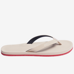 Men’s Flip Flops Sneaker Sole - Red Sole/Sea Salt (7842912633067)