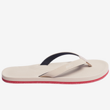 Men’s Flip Flops Sneaker Sole - Red Sole/Sea Salt (7842912633067)