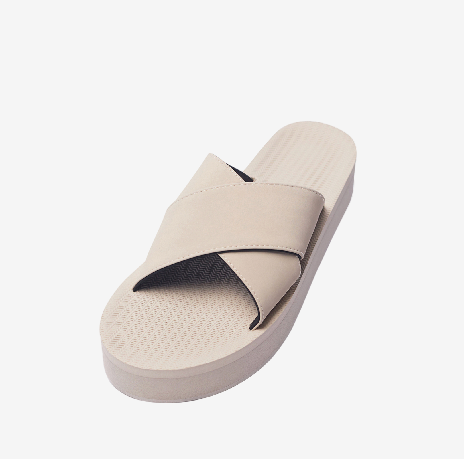 Women’s Cross Platform Sandals in Sea Salt Sole/Sea Salt Color