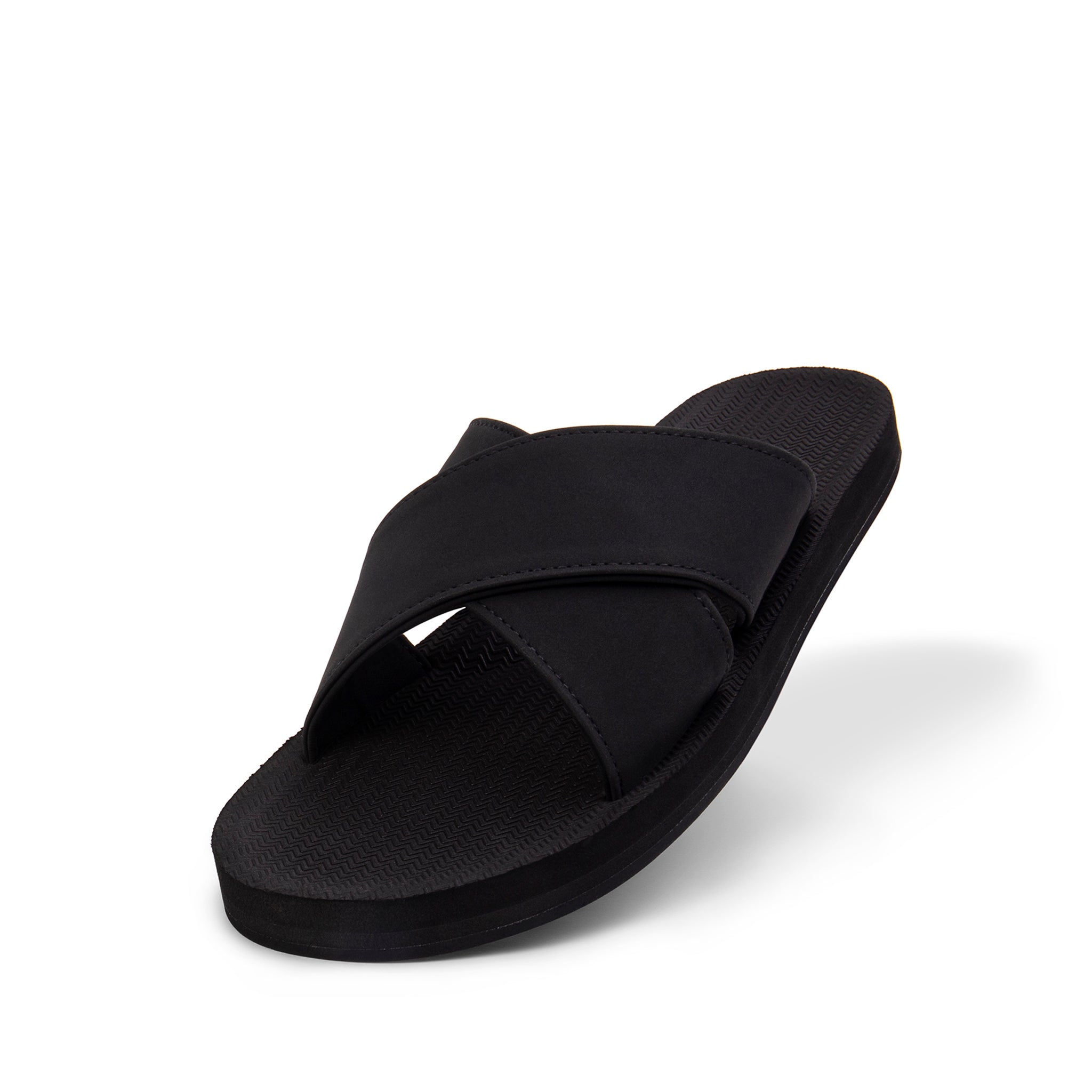 All black sale womens sandals