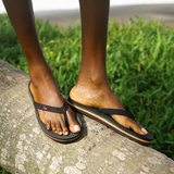~PRE-ORDER~ Women's Easy Living Flip Flops Reggae Black
