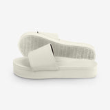 Women’s Slides Platform Sneaker Sole - Sea Salt
