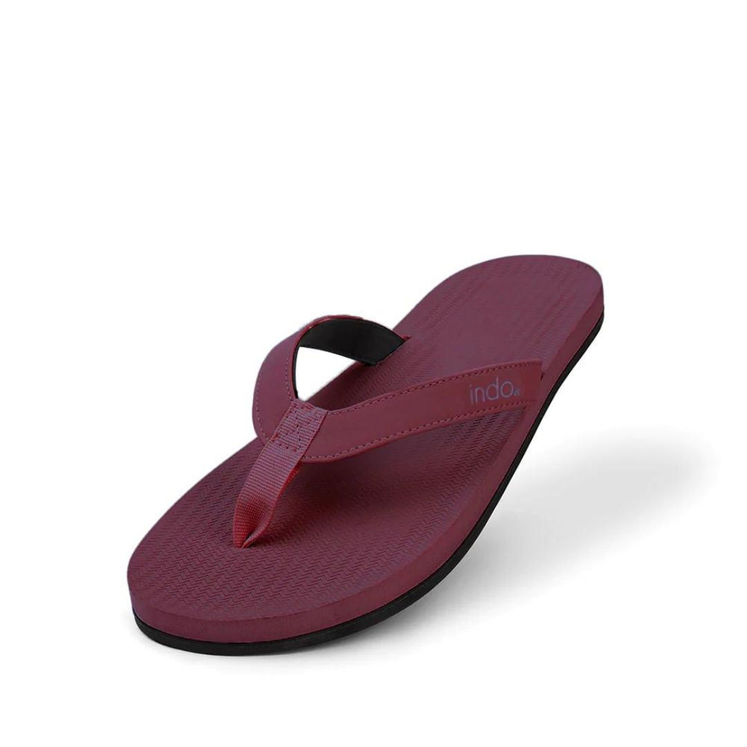 Women’s Flip Flops - Burgundy