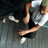Men’s Slides Sneaker Sole - Sea Salt