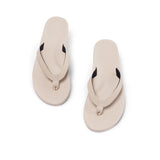 Women’s Flip Flops Sneaker Sole - White Sole/Sea Salt
