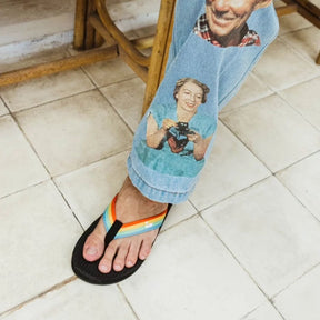 Men’s Flip Flops Easy Living - Rainbow