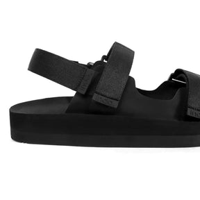 Black Waterproof Sandals with Backstrap