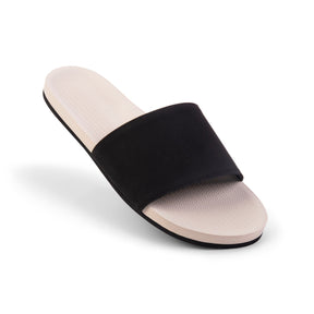 Mens Slides - Sea Salt/Black