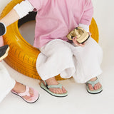 Toddler’s Flip Flops Burgundy