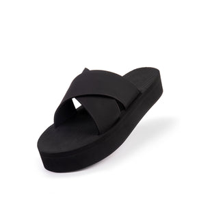 Women's Black Platform Sandal