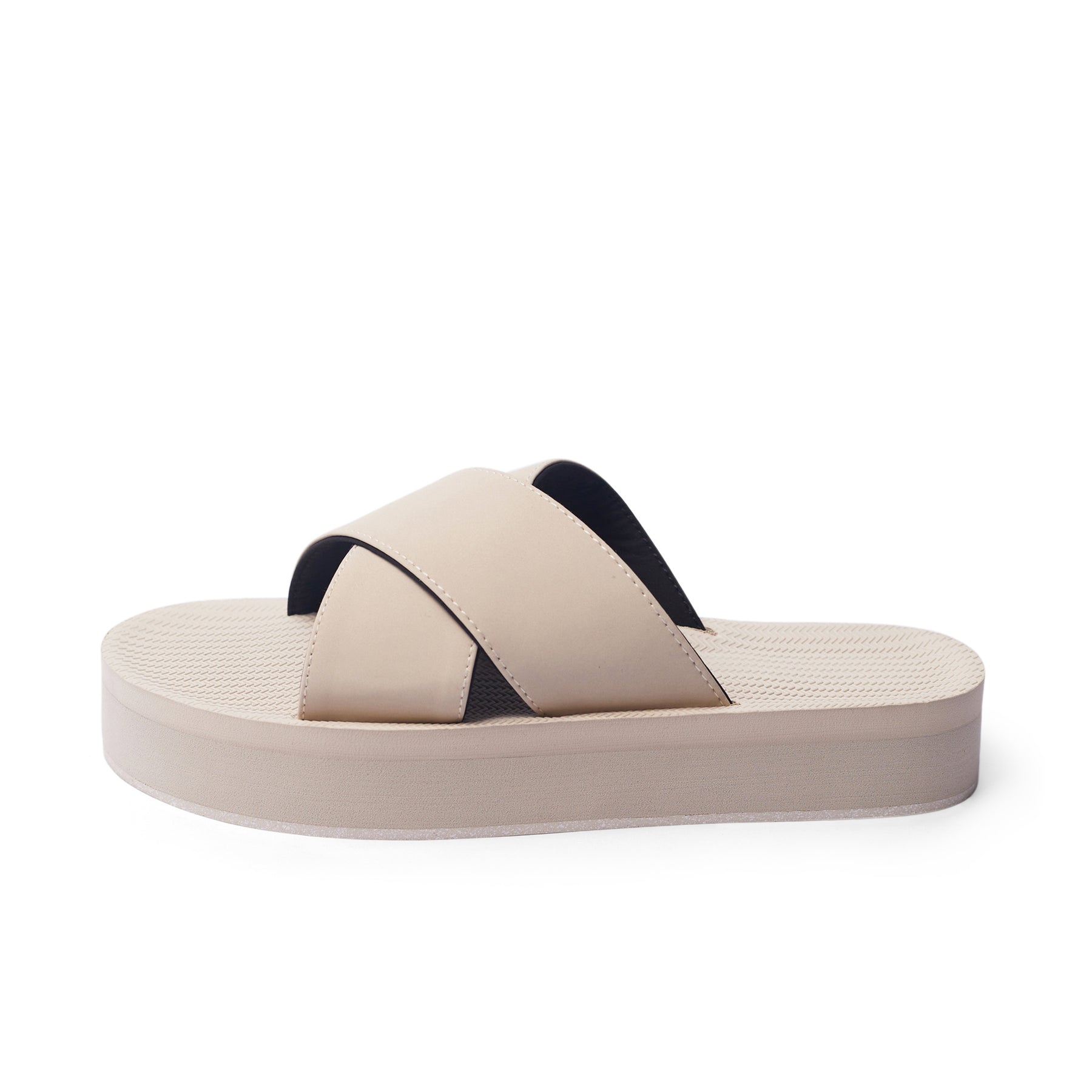 Women’s Cross Sandals Sneaker Sole - Sea Salt Sole/Sea Salt Colorway