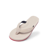 Women’s Flip Flops Red Sole/Sea Salt Color Combo